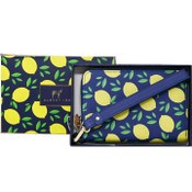 Wholesale - *OUTSIDE OF CA* SMALL LEMON PRINT ZIPPER WALLET IN GIFT BOX, UPC: 4890808260302